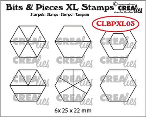 crealies-clearstamp-bits-pieces-xl-nr-03-hexagons-clbpxl03-25x22-321505-de-g crealies-clearstamp-bits-pieces-xl-nr-03-hexagons-clbpxl03-25x22-321505-de-g