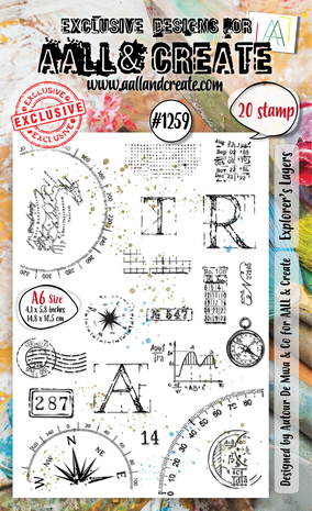 AALL & Create - Whimsy Dwellings A6 Stamp Set Explorer's Layers AALL & Create - Whimsy Dwellings A6 Stamp Set Explorer's Layers