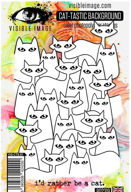 Visible Image Cat-tastic Background Stamp Set  Visible Image Cat-tastic Background Stamp Set