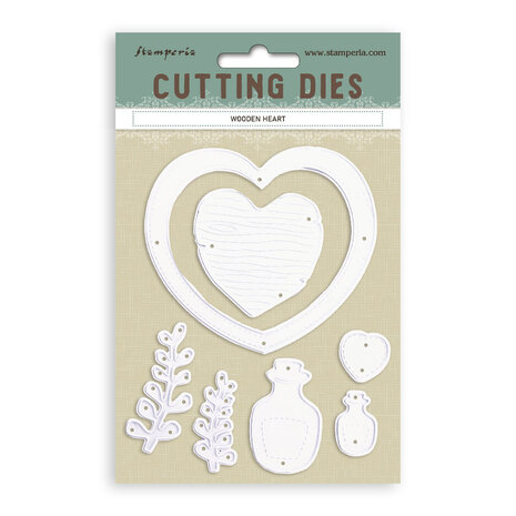 Stamperia - Wooden Heart A6 Cutting Dies