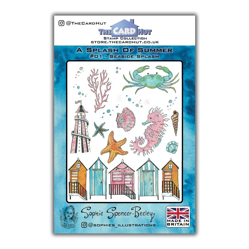 the-card-hut-seaside-splash-clear-stamps-ssb001 the-card-hut-seaside-splash-clear-stamps-ssb001