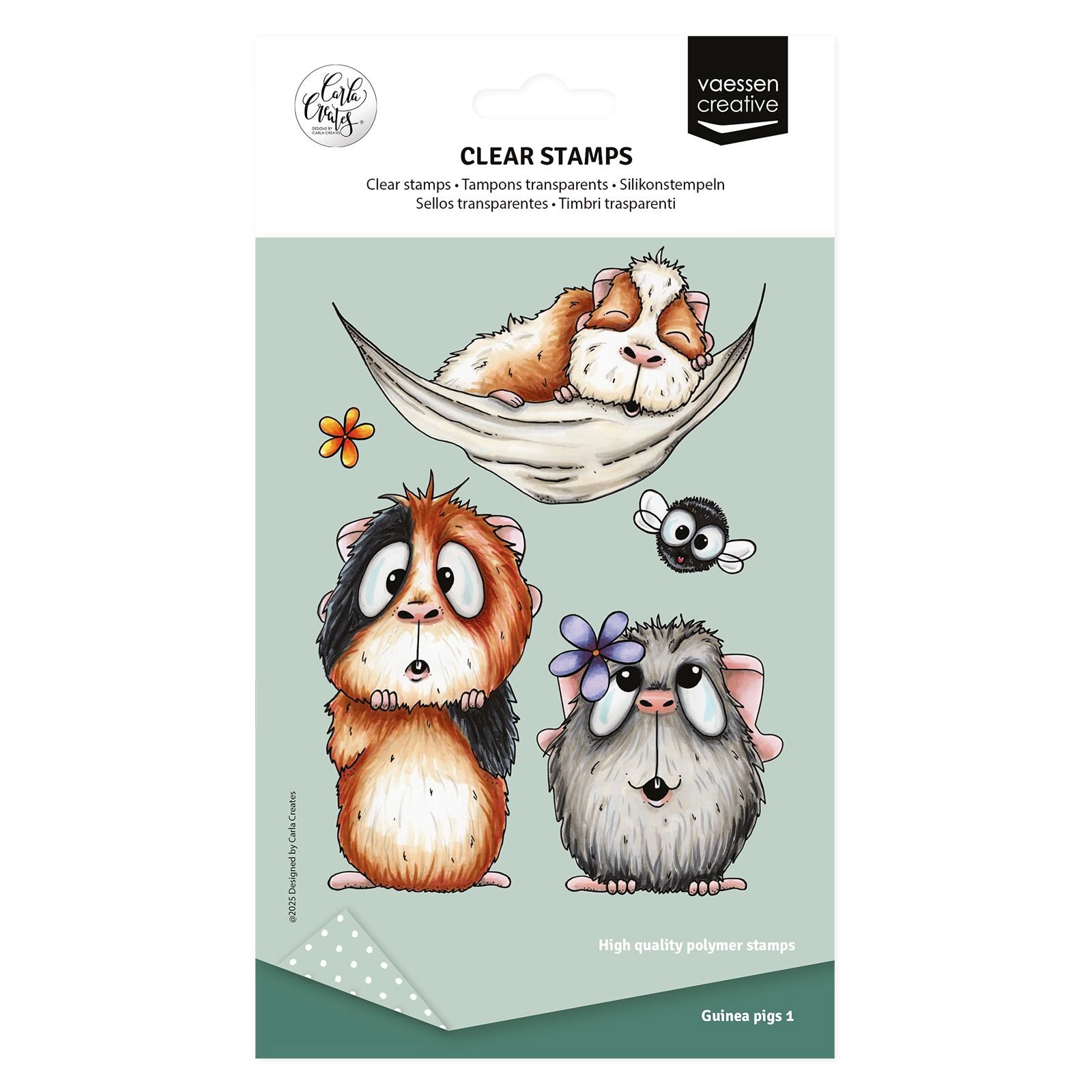 Vaessen Creative • Silikonstempel Guinea Pigs 1 7St. Vaessen Creative • Silikonstempel Guinea Pigs 1 7St.