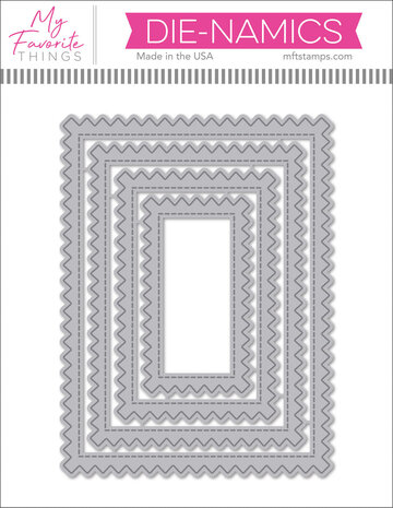 My Favorite Things - Stitched Pinking Edge Rectangle STAX Die-namics My Favorite Things - Stitched Pinking Edge Rectangle STAX Die-namics