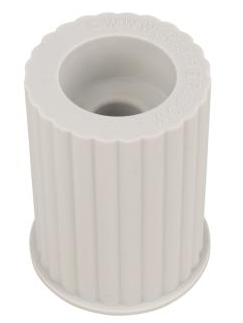 Silikon Gießform Kerzenhalter geriffelt   Silikon Gießform Kerzenhalter geriffelt