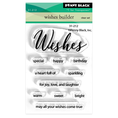 Penny Black - WISHES BUILDER (CLEAR STAMPS) 3X4