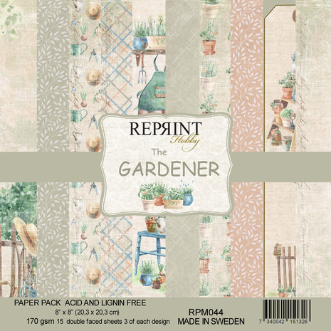 Reprint - The Gardener 8x8 Inch Paper Pack