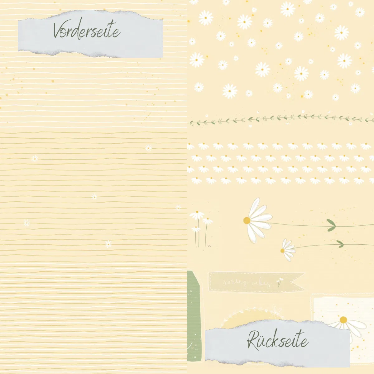 Creative Depot - Designpapier - Springtime - Doppelseitig bedruckt