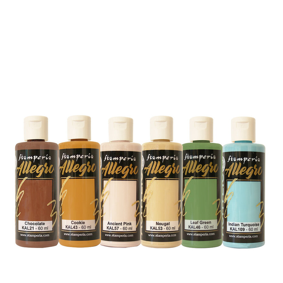 Stamperia - Symphony Allegro Paint Kit (6pcs) by Sara Alcobendas