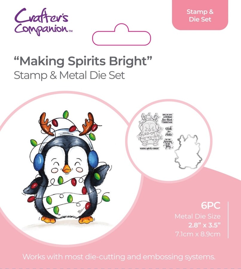 CC - Clearstamp - Cute Penguin - Making Spirits Bright