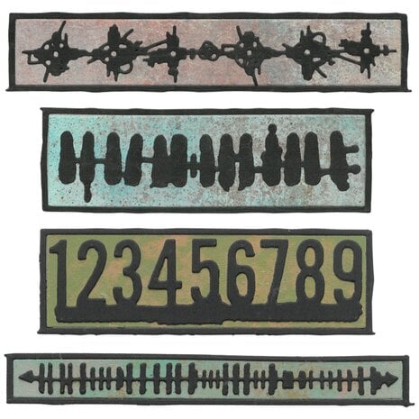 Sizzix -Thinlits Die by Seth Apter Borderlines (7pcs)