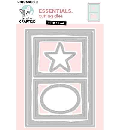 Studio Light - Cutting Die - Stitched A6 Essentials nr. 1056