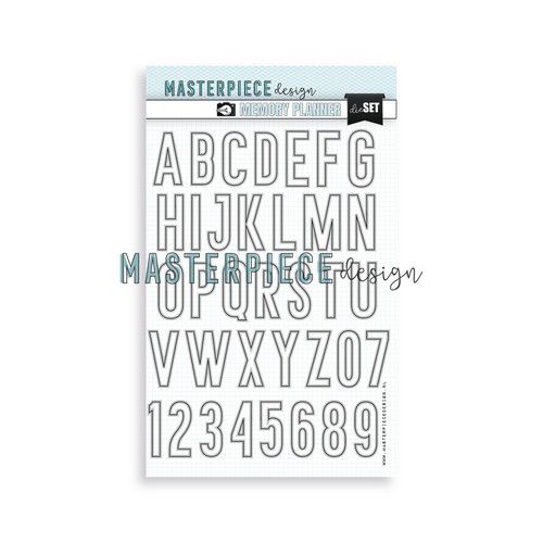 Masterpiece Memory Planner - Die-set - Letter fun