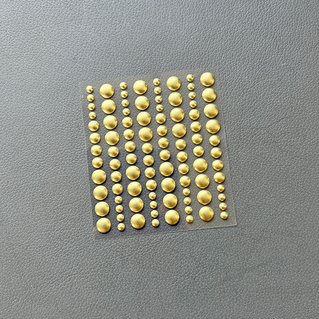 Simple and Basic - Adhesive Enamel Dots Metallic Copper Matte (96pcs)