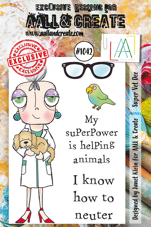 AALL & Create - Stamp Set A7 Super Vet Dee