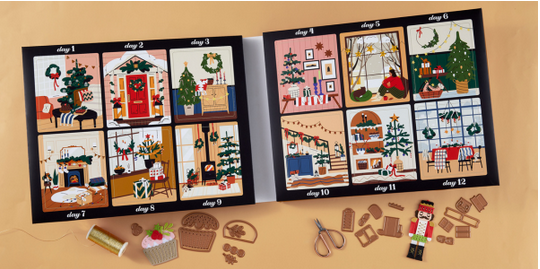 VORBESTELLUNG !! Spellbinders 12 Days of Stitchmas 12 Day Advent Calendar