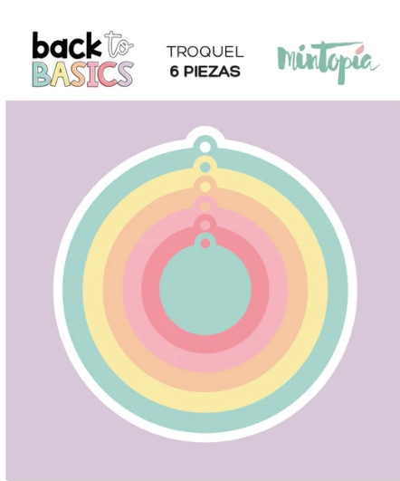 Mintopia - Troquel Etiquetas redondas anidadas Back to Basics