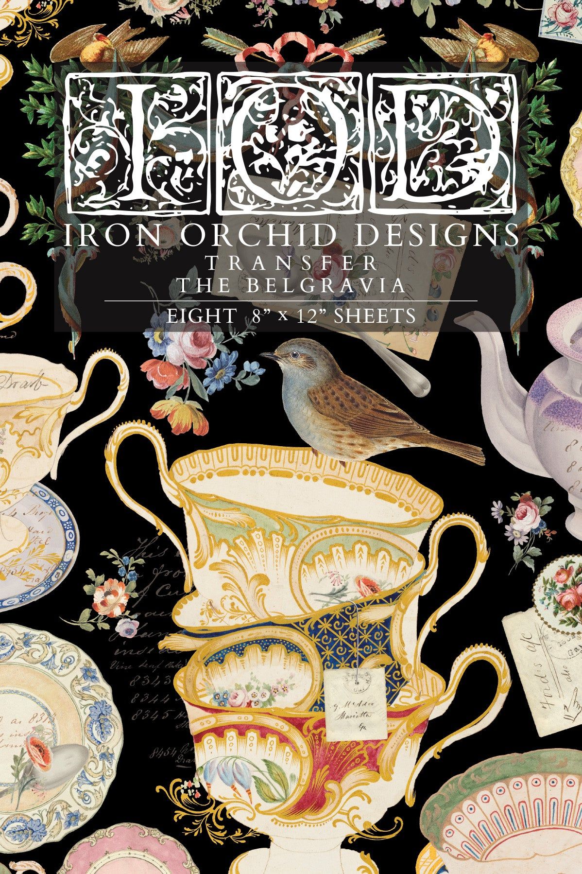 IOD - Iron Orchid Designs - Transfer -The Belgravia 8x12 Pad
