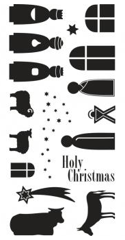 Rayher - Clear Stamps - Krippe 