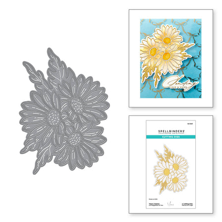 Spellbinders - Yana's Daisies Etched Dies from the Yana's Daisies Collection by Yana Smakula 