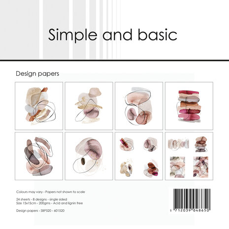 Simple and Basic - Elegant Christmas 6x6 Inch Paper Pack
