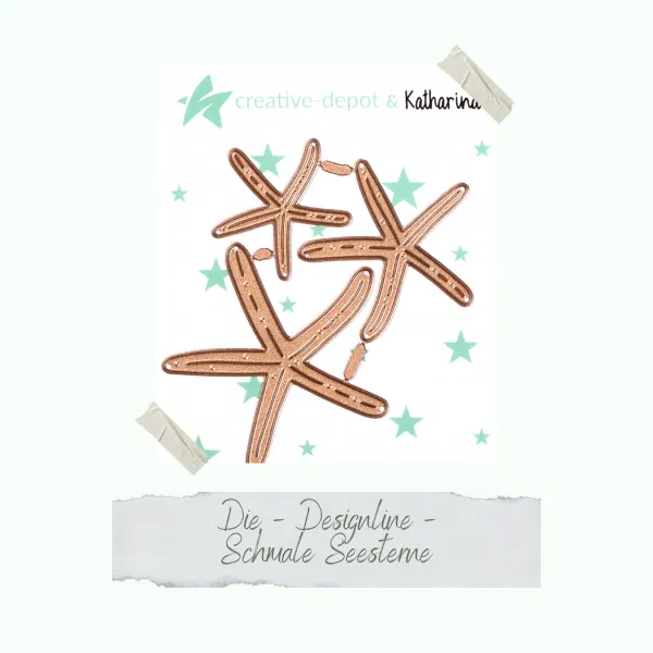 Creative Depot - Die - Schmale Seesterne