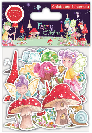 Craft Consortium - Fairy Wishes Chipboard Ephemera
