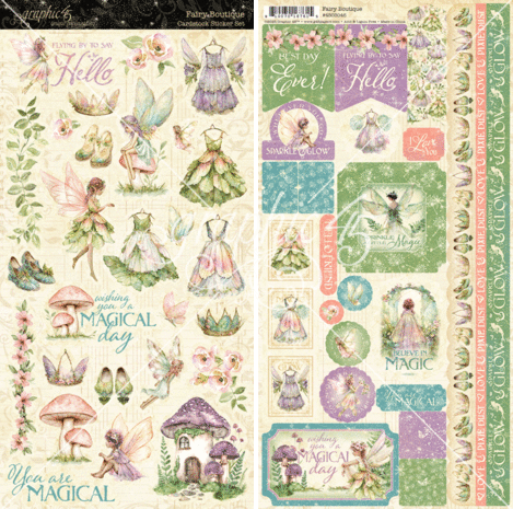 Graphic 45 Fairy Boutique Sticker Set