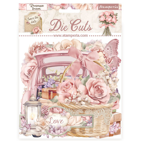Stamperia - Romance Forever Die Cuts Assorted Journaling Edition (42pcs)