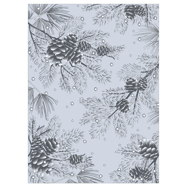 Honey Bee - Snowy Pines - 3D Embossing Folder Honey Bee - Snowy Pines - 3D Embossing Folder