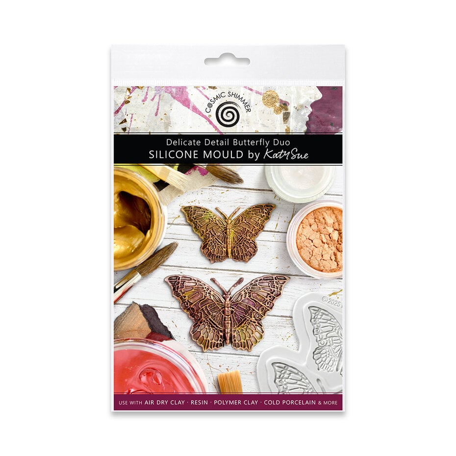 Cosmic Shimmer - Silicone Mould Delicate Detail Butterfly Duo