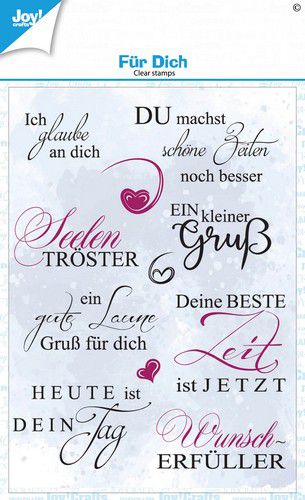 Joy! Crafts Clearstamp A6 - Clearstamps _ Fur Dich (DE) KreativDsein Design Joy! Crafts Clearstamp A6 - Clearstamps _ Fur Dich (DE) KreativDsein Design