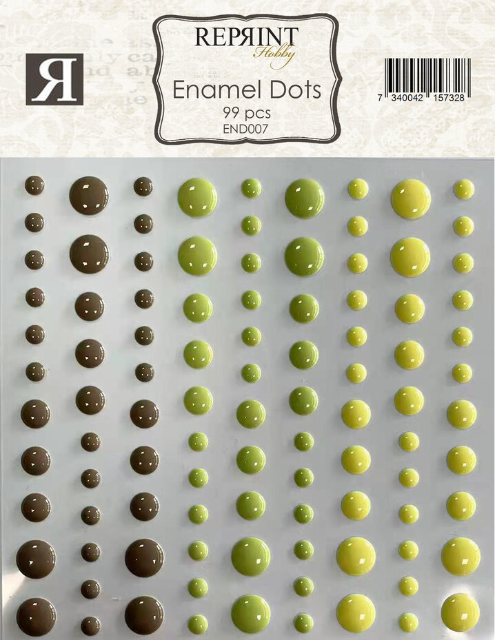 Reprint - Hello Spring Enamel Dots (99pcs)