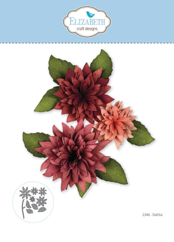 Elizabeth Craft  - Beautiful Blooms Die Dahlia by Paper Flowers