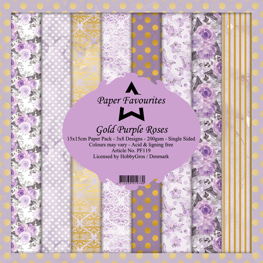 dixi-craft-gold-purple-roses-6x6-inch-paper-pack-p