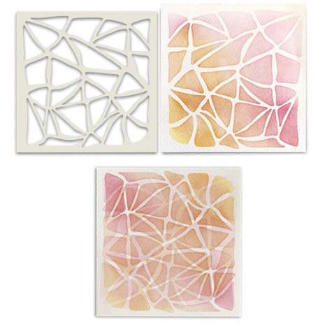 Polkadoodles Tangled Creative Stencil
