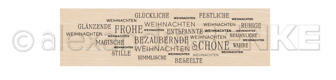 Alexandra Renke - Holzstempel 'Weihnachter aller Art'