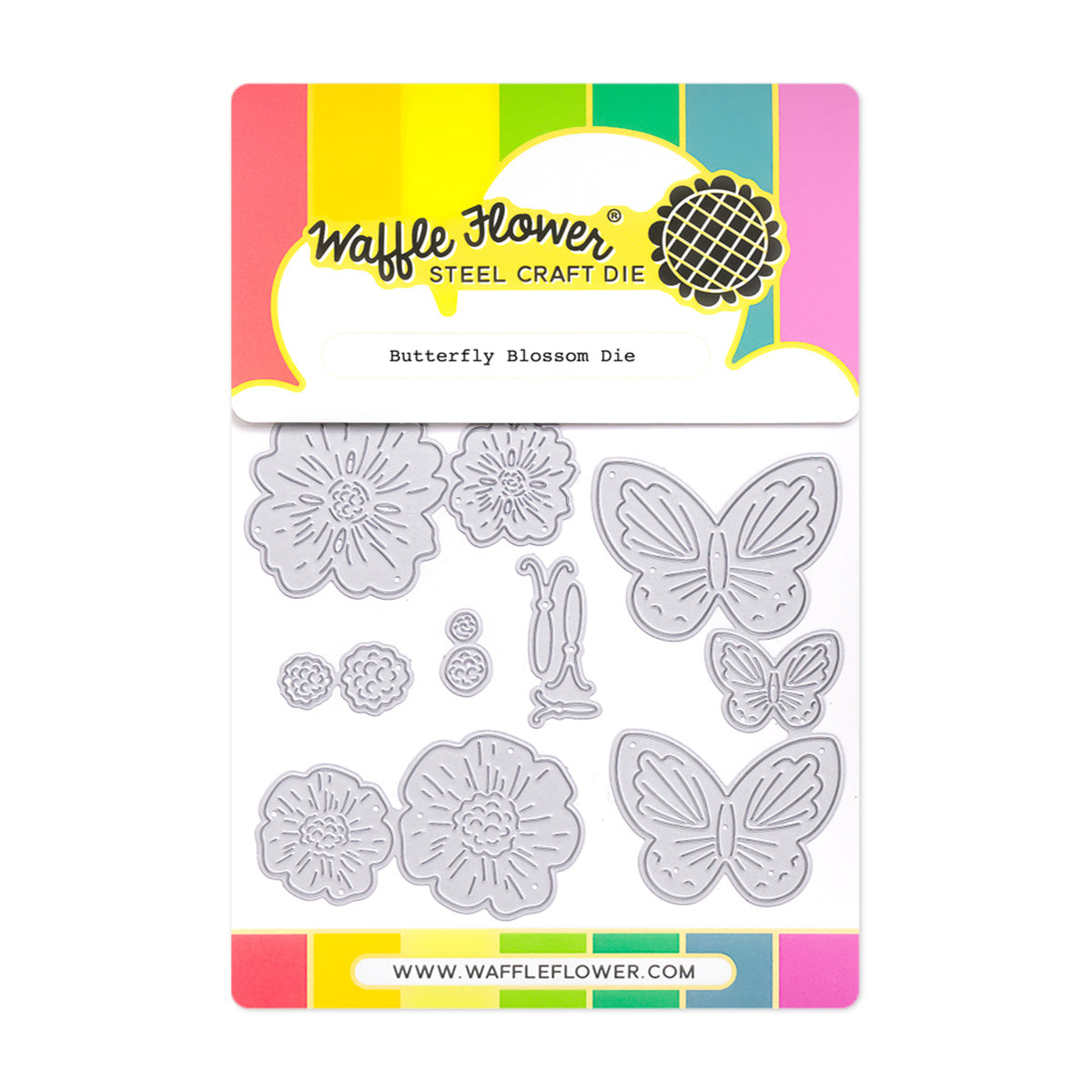 Waffle Flower Butterfly Blossom Die Waffle Flower Butterfly Blossom Die