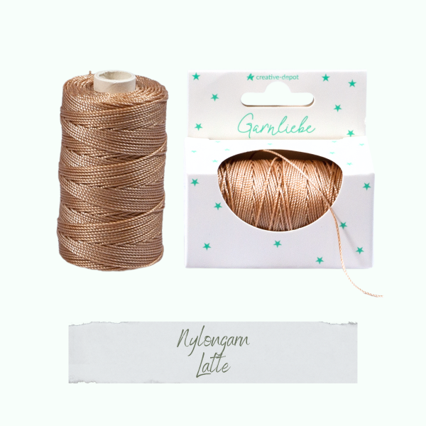 Creative Depot -   Nylongarn - Latte - Garnliebe  Creative Depot -   Nylongarn - Latte - Garnliebe