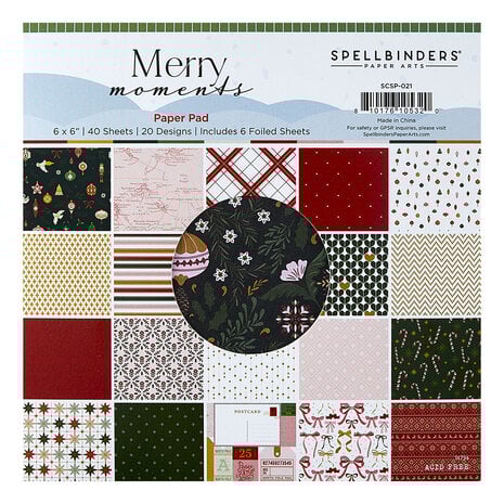 Spellbinders - Merry Moments 6x6 Inch Paper Pad