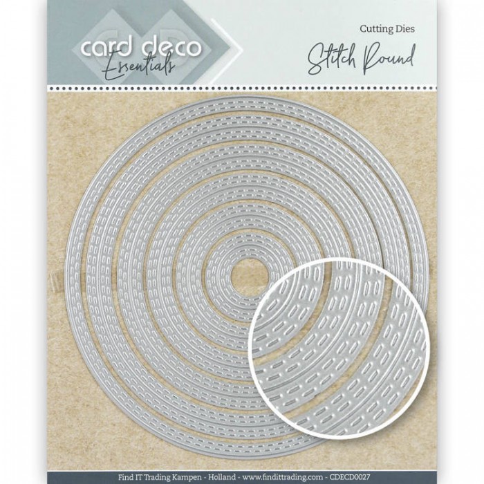 Dies - Card Deco Essentials Cutting Dies Stitch Round
