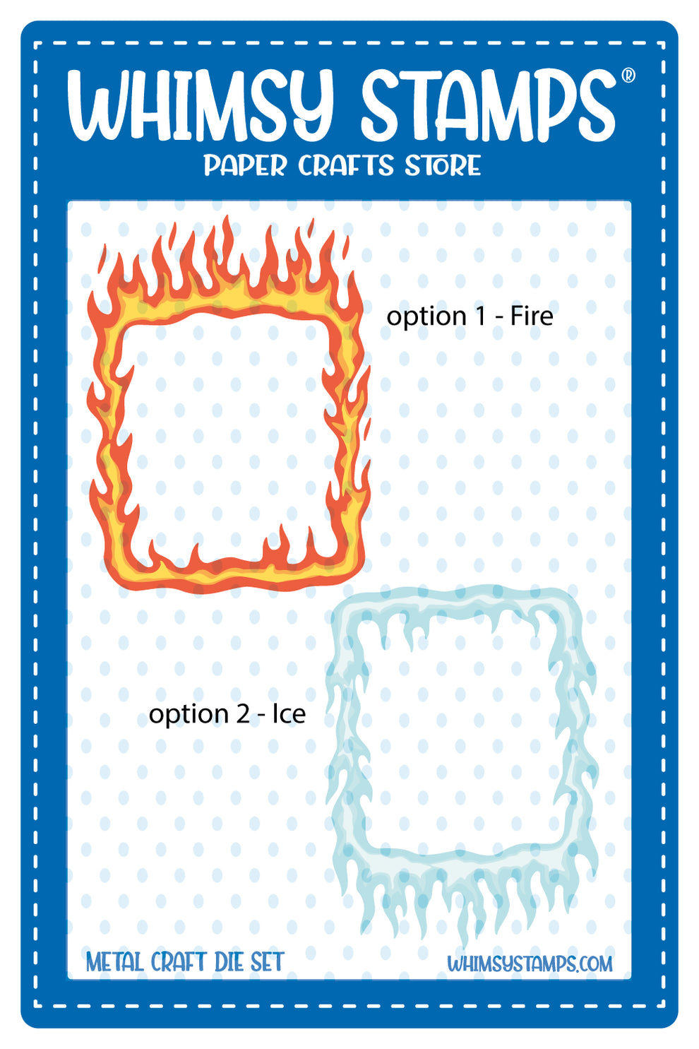 Whimsy Stamps - Fire and Ice Die Set Whimsy Stamps - Fire and Ice Die Set