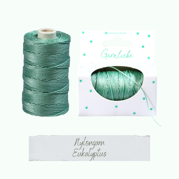 Creative Depot - Nylongarn - Eukalyptus - Garnliebe  Creative Depot - Nylongarn - Eukalyptus - Garnliebe