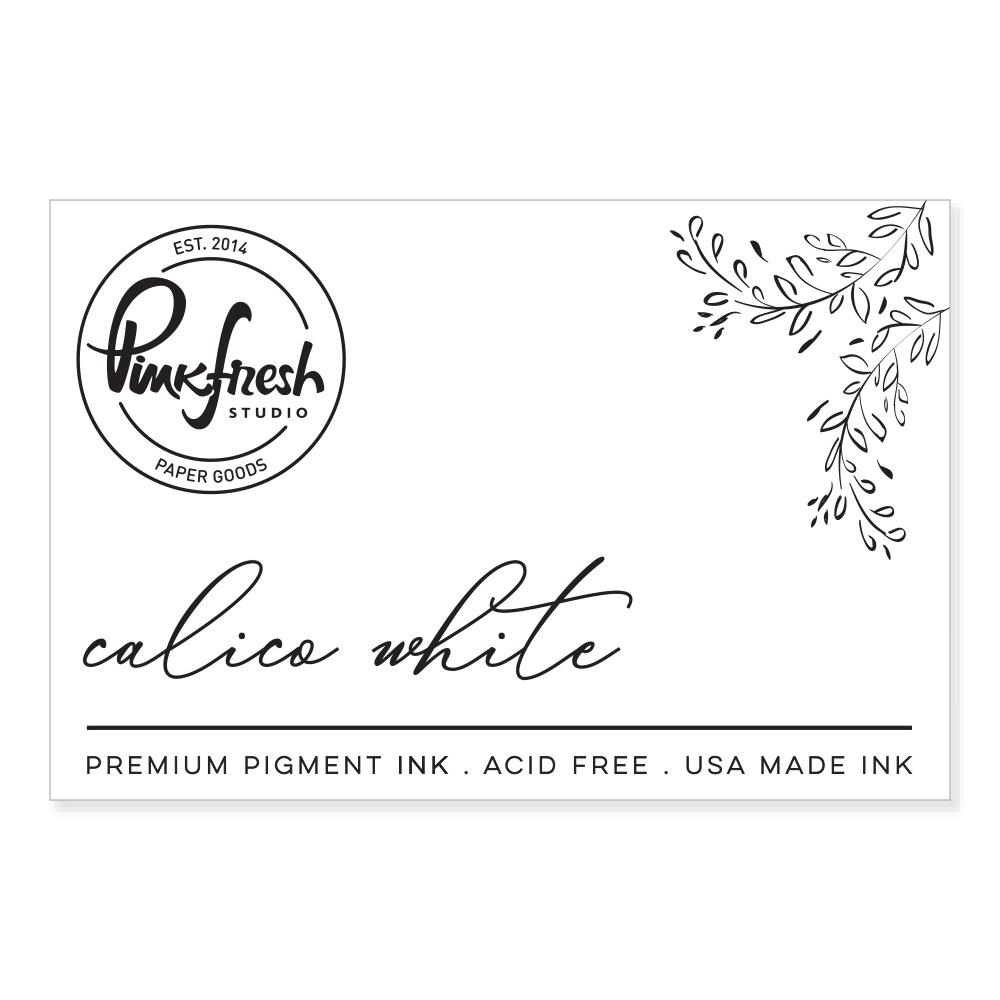 Pinkfresh Studio Premium Dye Ink Pad - Calico White Pinkfresh Studio Premium Dye Ink Pad - Calico White