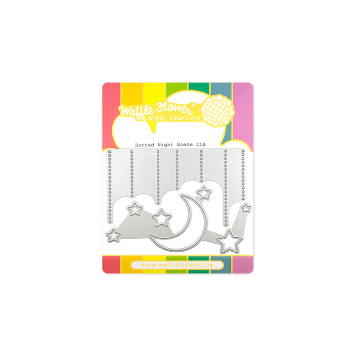 Waffle Flower - Dotted Night Scene Die Waffle Flower - Dotted Night Scene Die