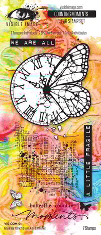Visible Image - Tomorrow's Memories 4x8 Inch Stamp Set Counting Moments