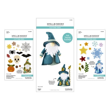 Spellbinders - 3D Felt Décor Die Bundle Fergus