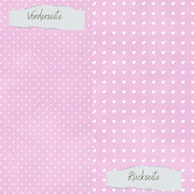 Creative Depot - Designpapier - Basic - Hortensienliebe - Pünktchen + Herzchen - Doppelseitig bedruckt  Creative Depot - Designpapier - Basic - Hortensienliebe - Pünktchen + Herzchen - Doppelseitig bedruckt