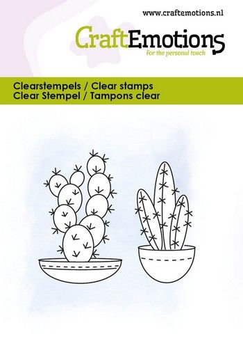 CraftEmotions clearstamps 6x7cm - Kaktus 4 CraftEmotions clearstamps 6x7cm - Kaktus 4