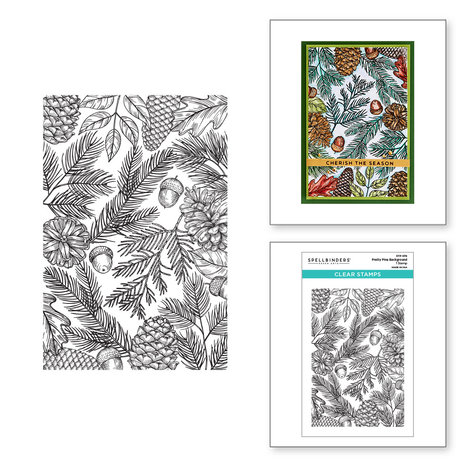spellbinders-pretty-pine-background-clear-stamp-st
