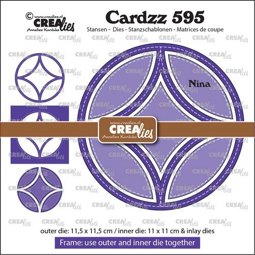 Crealies Cardzz Rahmen & Inlay Nina